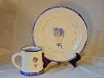 Lavenderware plate & mug