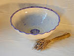Lavenderware large fluted bowl